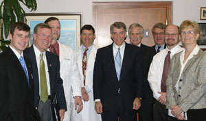 NC Orthopaedic Association members meet with Speaker Hackney