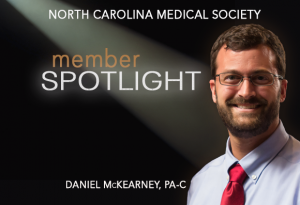This Month’s NCMS Spotlight Features Dan McKearney, PA-C