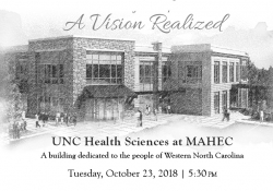 MAHEC and UNC Celebrate New Health Center Building